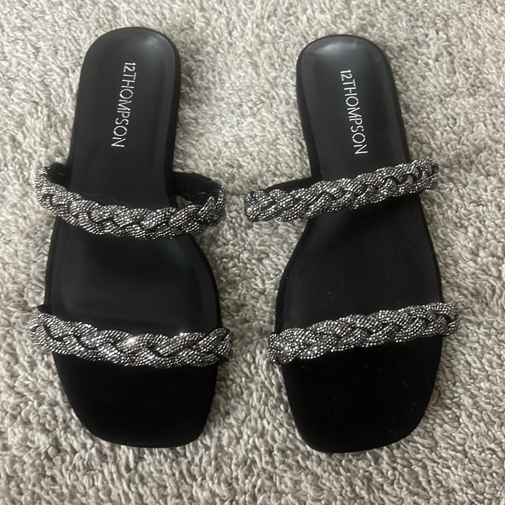 Brand new black sandals